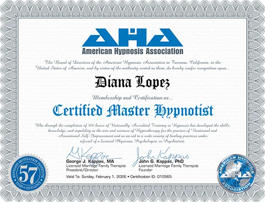 AHACertificate-Diana